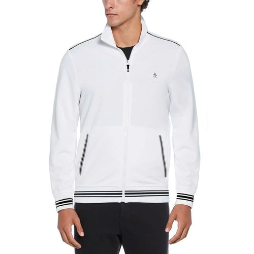 Chaqueta Penguin slim fit blanca sólida para hombre