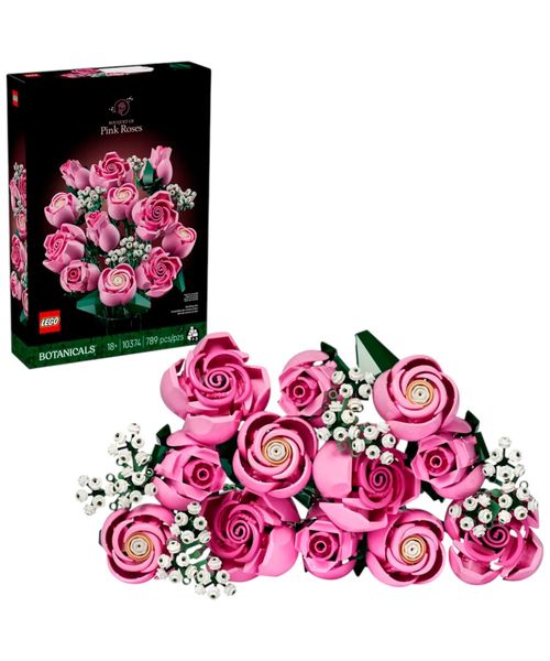 Lego Botanicals Ramo de rosas rosadas 789 piezas