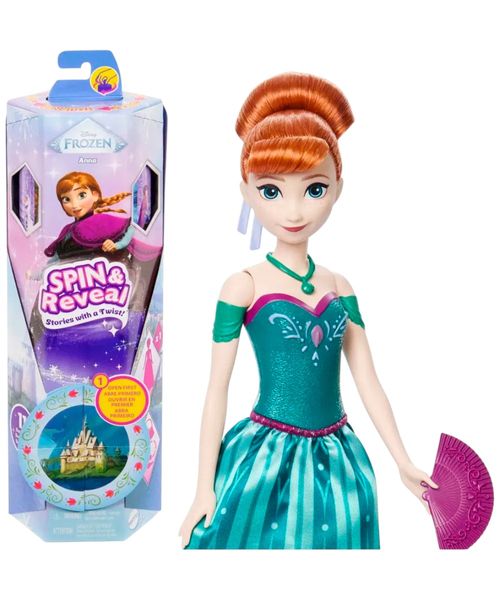 Disney Frozen Muñeca spin and reveal Anna