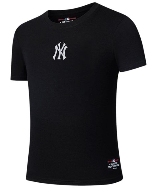 Camiseta deportiva MLB New York Yankees negra estampada para hombre