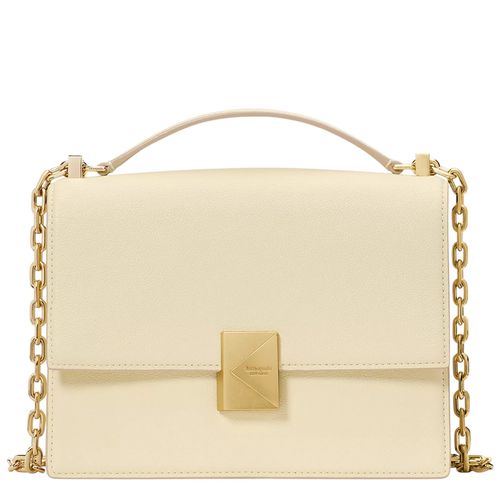 Cartera satchel Kate Spade Deco color blanco para mujer