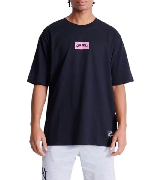 Camiseta deportiva Yankees negra con estampado “New York” para hombre