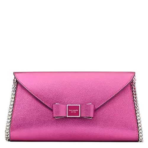 Cartera clutch Kate Spade color rosado para mujer