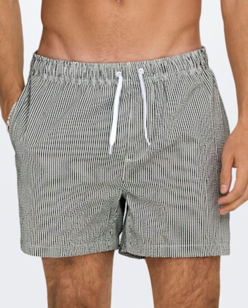 Calzoneta de baño Only & Sons rayada para hombre