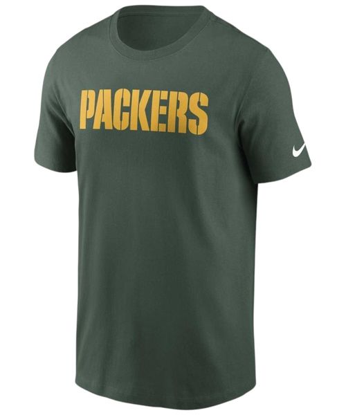 Camiseta deportiva NFL Green Bay Packers verde estampada para hombre