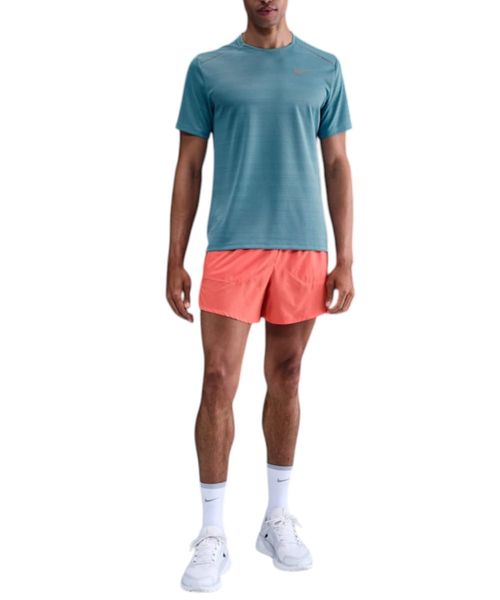 Camiseta deportiva Nike verde estampada para hombre