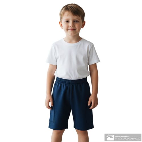 Short azul para niño