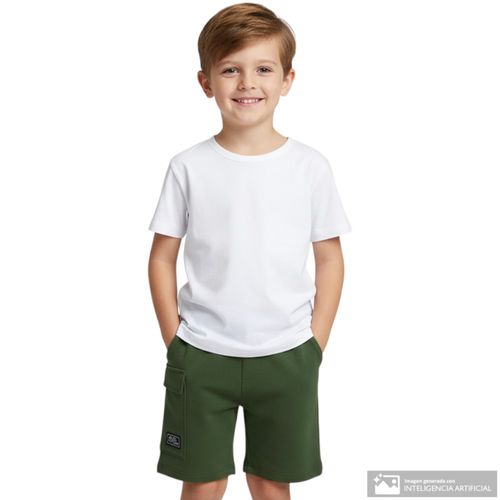 Short verde para niño