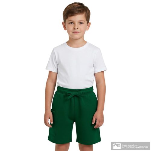 Short verde para niño