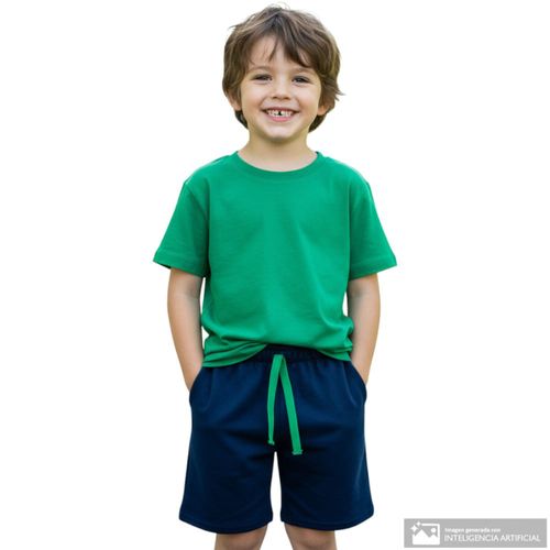 Short azul para niño