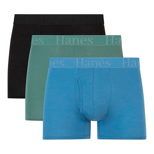 Pack de 3 boxers trunk Hanes multicolor para hombre