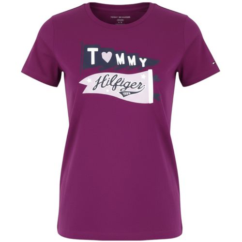 Blusa color vino con estampado para niña