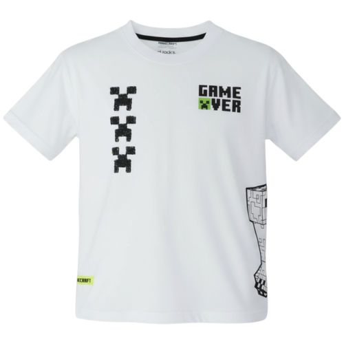 Camiseta blanca con estampado para niño