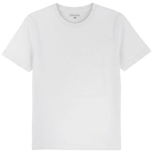 Camiseta blanca con estampado para niño