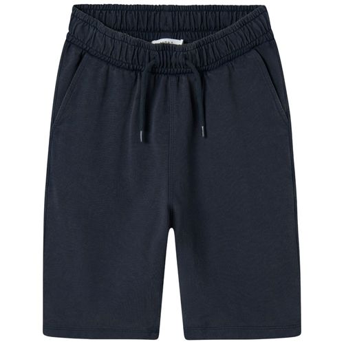 Short azul sólido para niño