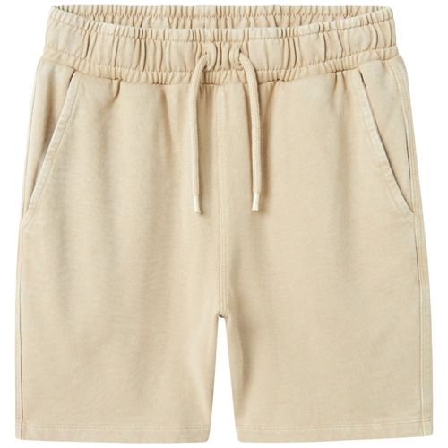 Short beige sólido para niño