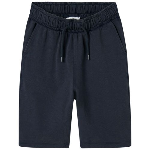 Short azul sólido para niño