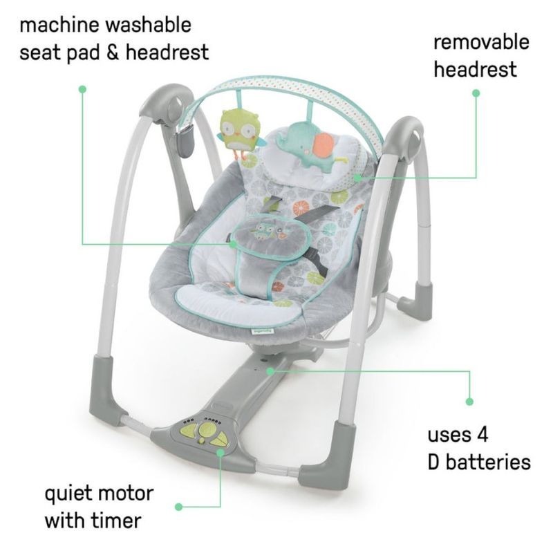 Silla mecedora Ingenuity Swing 'n Go para bebé-1762874400150