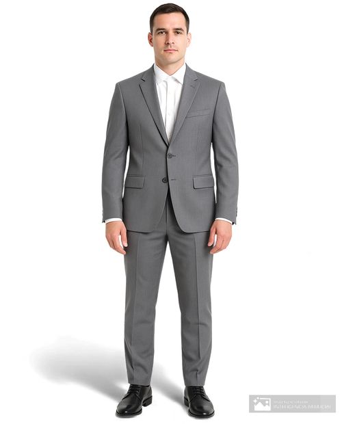 Traje tradicional Gents gris heather para hombre