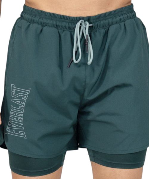 Short deportivo Everlast verde para hombre