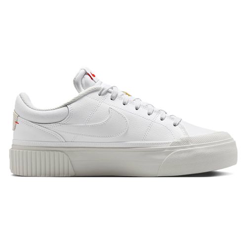 Zapato Nike Court Legacy Lift casual blanco para mujer