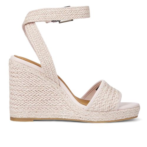 Sandalia casual Tommy Hilfiger Rope color nude para mujer