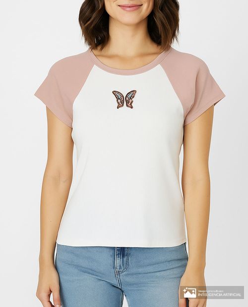 Camiseta No Comment manga corta para mujer