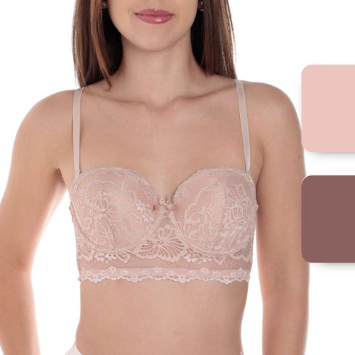 Set de 2 brassieres Rene Rofe con aros para mujer