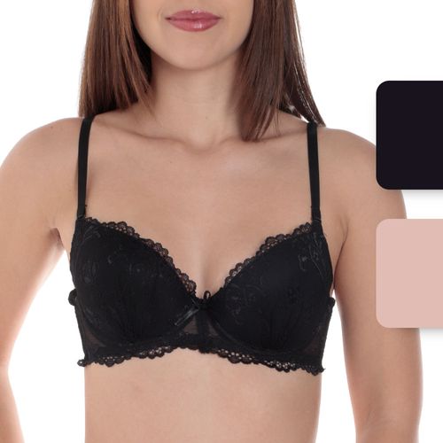 Set de 2 brassieres Rene Rofe con aros para mujer