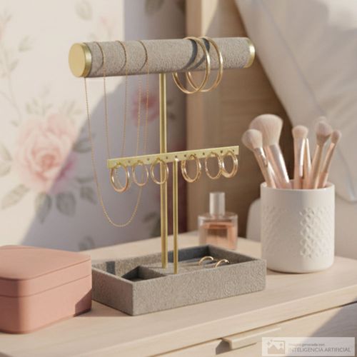 Joyero tipo exhibidor para pulseras y brazaletes 25x22x10 cm