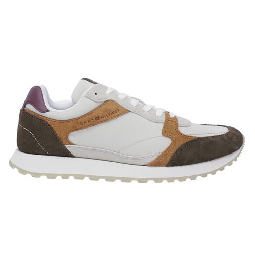 Zapato casual Tommy Hilfiger blanco/café para hombre