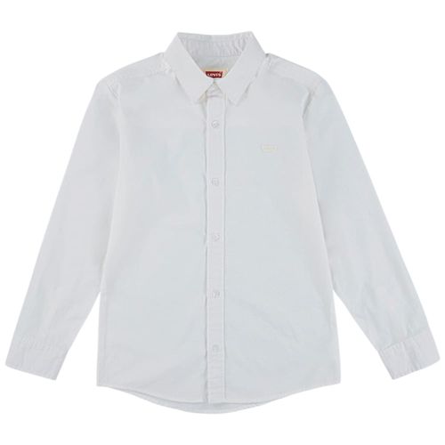 Camisa blanca sólida para niño
