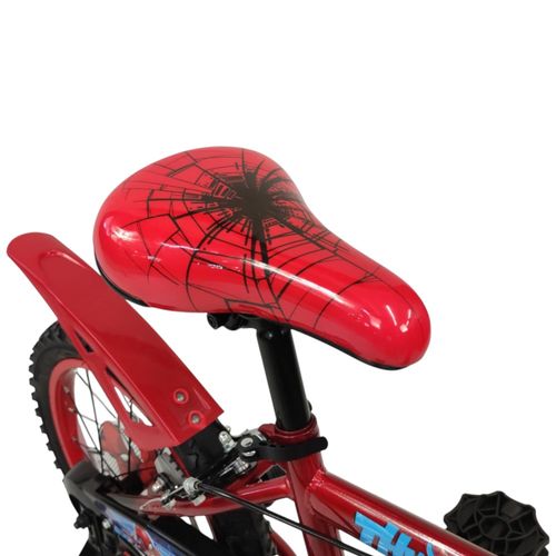 Bicicleta Spiderman Rin 16 Super deluxe para niño