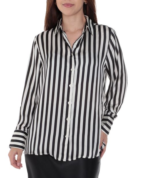Blusa VS Sport camisera rayada manga larga para mujer