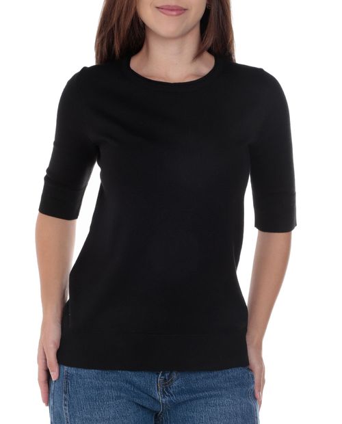Blusa Cable and Gauge sweatshirt manga 3/4 para mujer