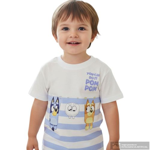 Camiseta de bluey para niño