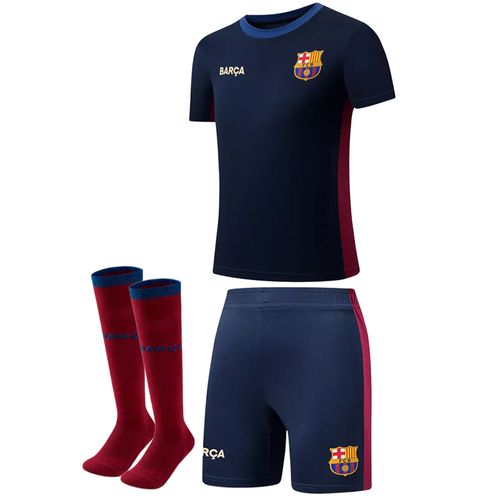 Conjunto deportivo de 3 piezas con estampado Barcelona para niño