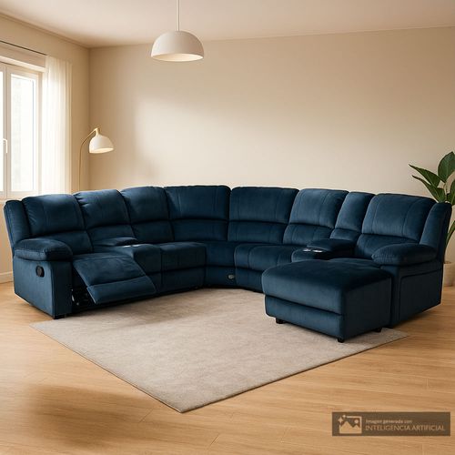Sala seccional reclinable