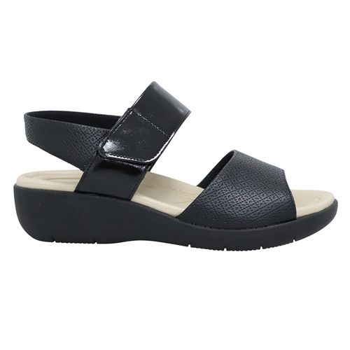 Sandalia casual Piccadilly color negro para mujer