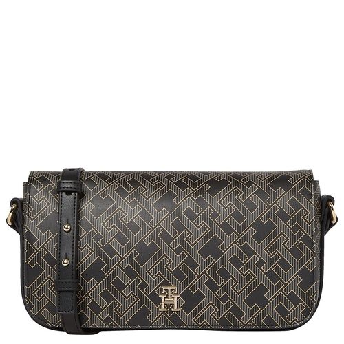 Cartera crossbody Tommy Hilfiger color negro para mujer