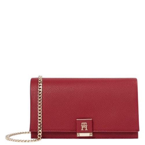 Cartera clutch Tommy Hilfiger color rojo para mujer