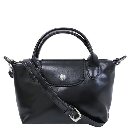Cartera satchel Unexpeted color negro para mujer