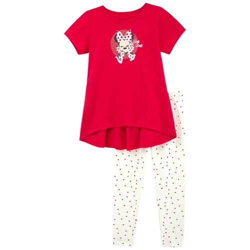 Conjunto de 2 piezas multicolor con estampado de Minnie Mouse para niña