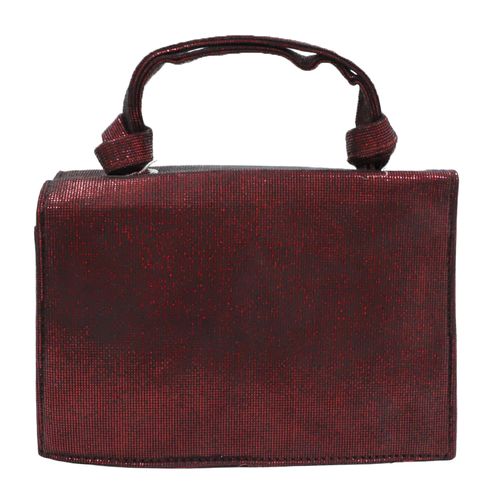 Cartera crossbody de fiesta Sabrina color rojo para mujer