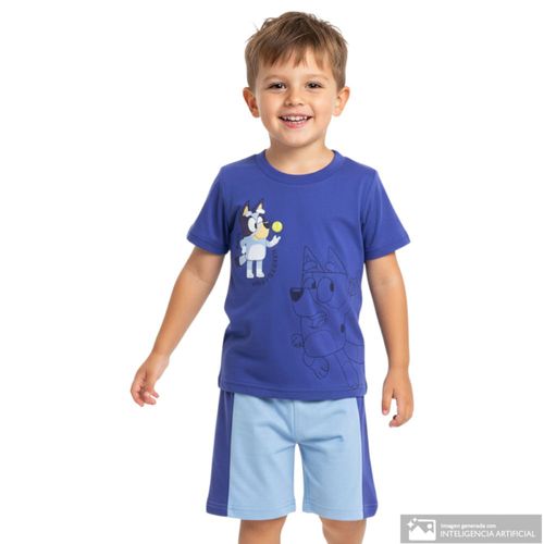 Conjunto de 2 piezas multicolor con estampado para niño