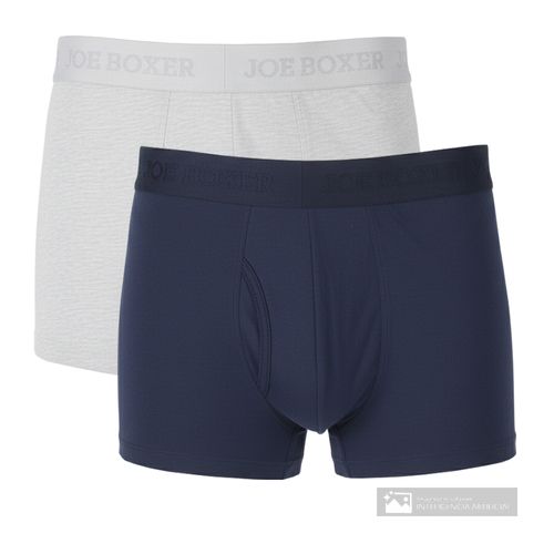 Pack de 2 bóxer trunks Joe Boxer bicolor para hombre