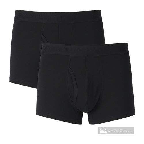 Pack de 2 bóxer briefs Joe Boxer negros sólidos para hombre