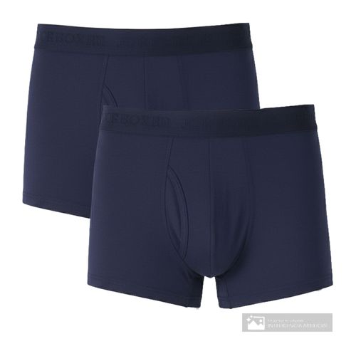 Pack de 2 bóxer briefs Joe Boxer azul navy sólidos para hombre