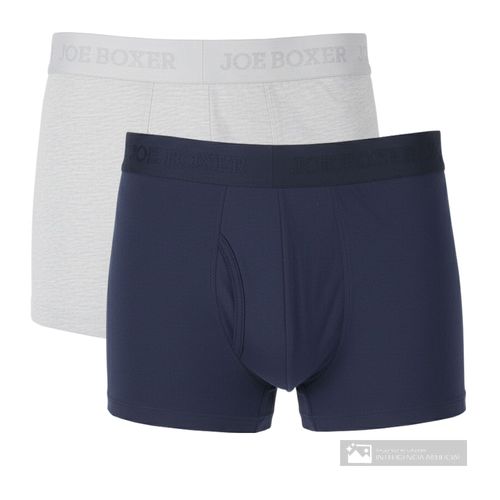 Pack de 2 bóxer trunks Joe Boxer bicolor para hombre