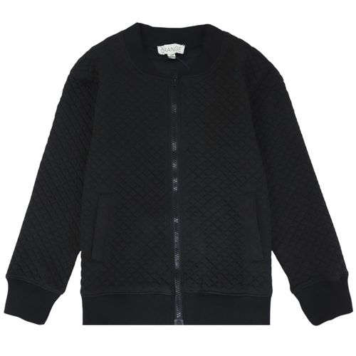 Chaqueta bomber acolchada negra para niño